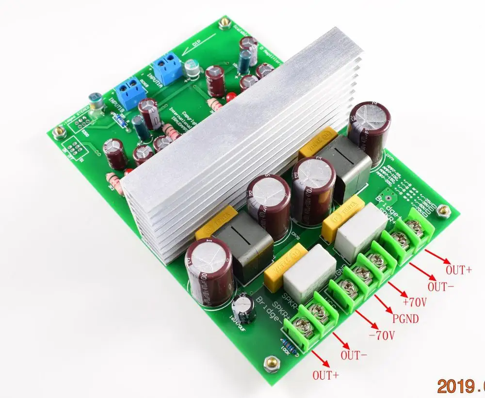 

L20DX2 IRS2092D 250W*2 8R Stereo IRAUDAMP7S Power Amplifier Completed board
