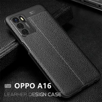for oppo a16 case for oppo a16 capas phone back shockproof coque armor bumper soft leather for fundas oppo a54 a74 a94 a16 cover