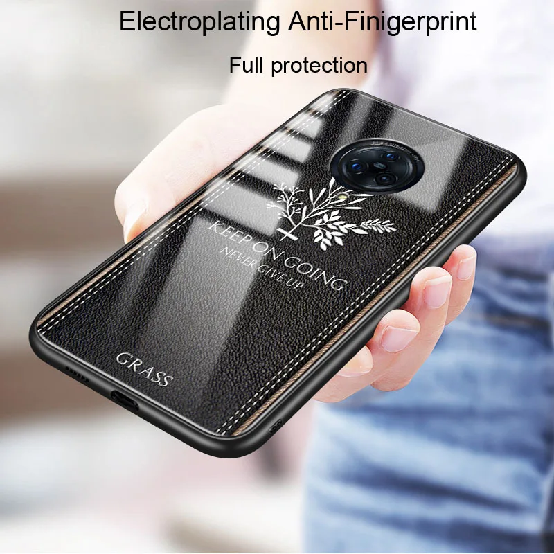 Deer Grass Tempered Glass Case For VIVO NEX 3 Soft silicone Hard Back Cover Shell Cases vivonex3 | Мобильные телефоны и