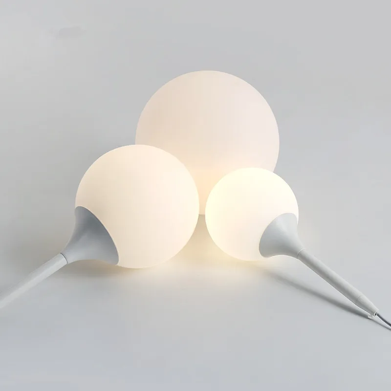 Современный минималистичный стеклянный подвесной светильник s лампа для