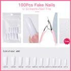 Набор для маникюра NAILWIND, 150 шт.комплект, накладные ногти с полным покрытием и гель-лаком