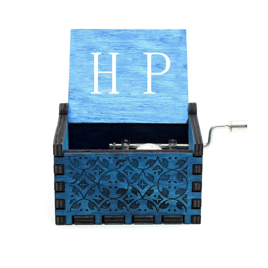 H Властелин колец тема музыкальная шкатулка собирательство уникальные подарки подарок Персонализированные пользовательские сообщения выгравированы подарок на день рождения идея - Цвет: H