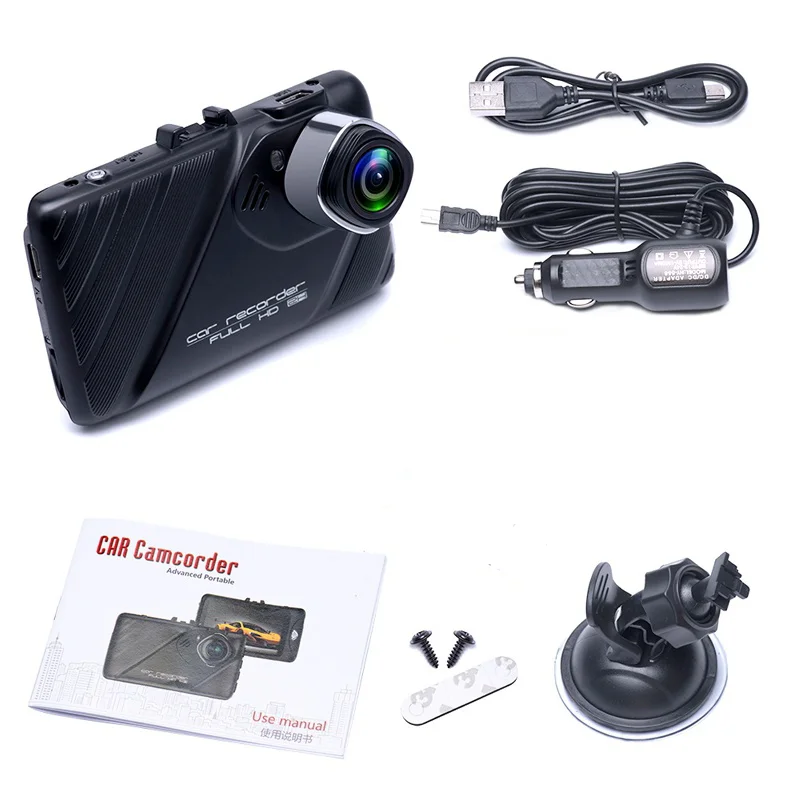 Dash камера 3 дюймов Dashcam 96658 видео рекордер HDR g-сенсор ночного видения регистратор