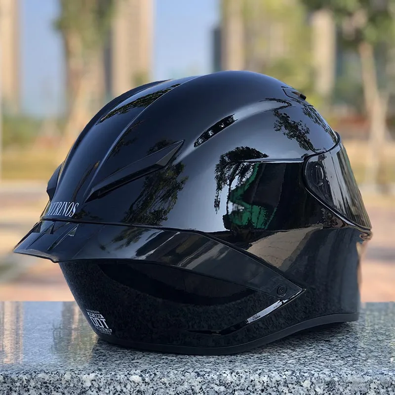 

NEW Motorcycle Full Face Motorcycle Helmet Motocicleta Cascos Motorbiker Scooter Riding Gpr Spoiler Helmet ECE Approved