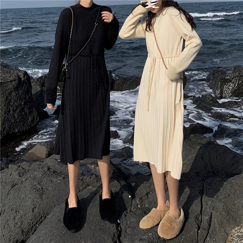 Осенне-зимнее платье для маленьких мужчин новинка 2021 женская одежда черный