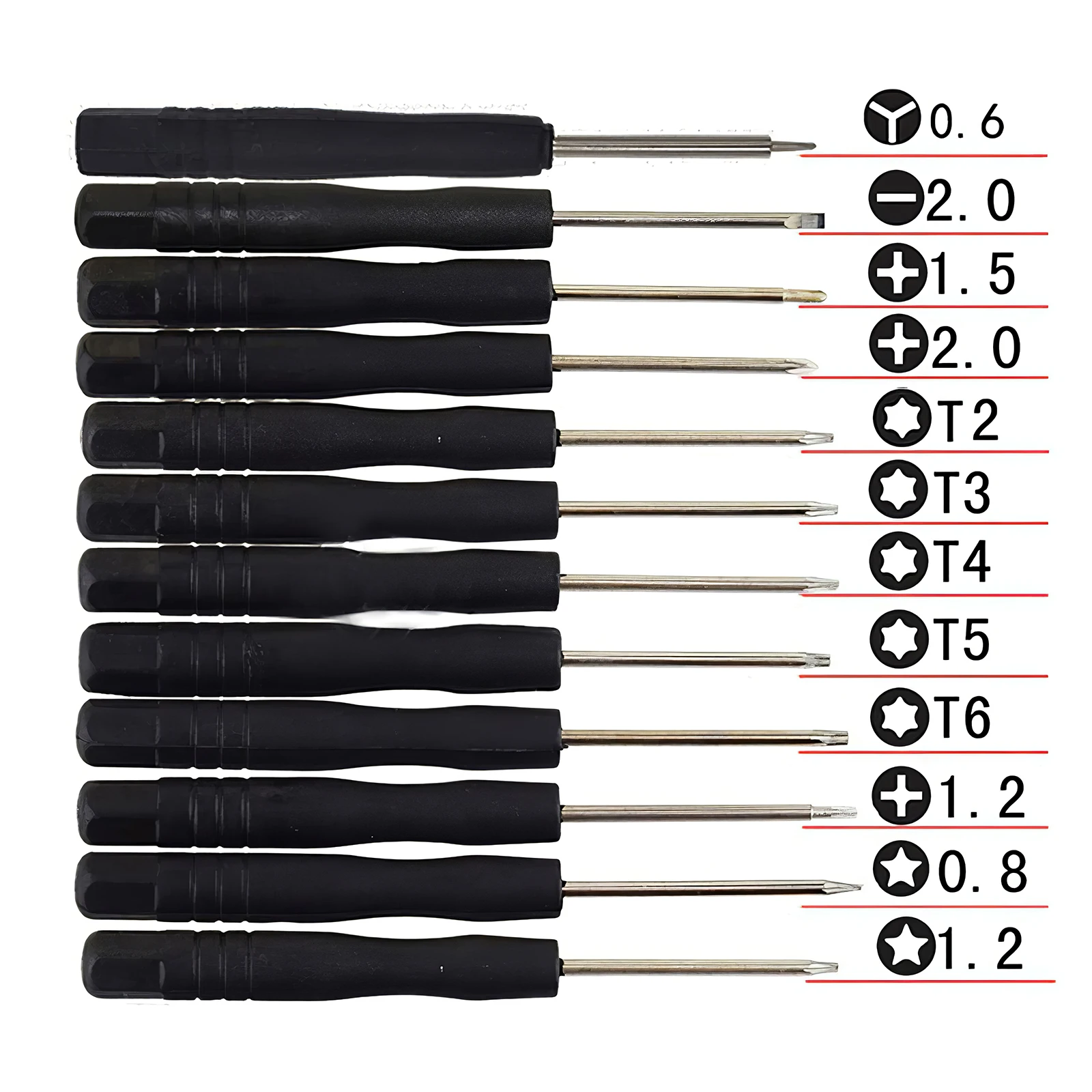 

Mobile Phone Screwdrivers High Strength Computer Tablet Repair Durable Screwdriver Replacemen Precision Screwdriver Kit 12pcs