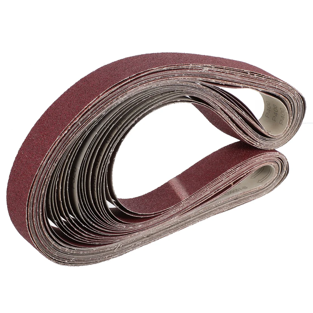 

20Pcs Metal Abrasive Sanding Belts Long Grinding Aluminium Oxide Sander Belts