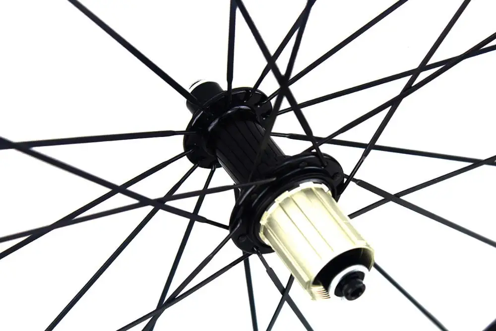 30 мм Углеродные волокна дорожные велосипедные колеса 700C китайская углеродная