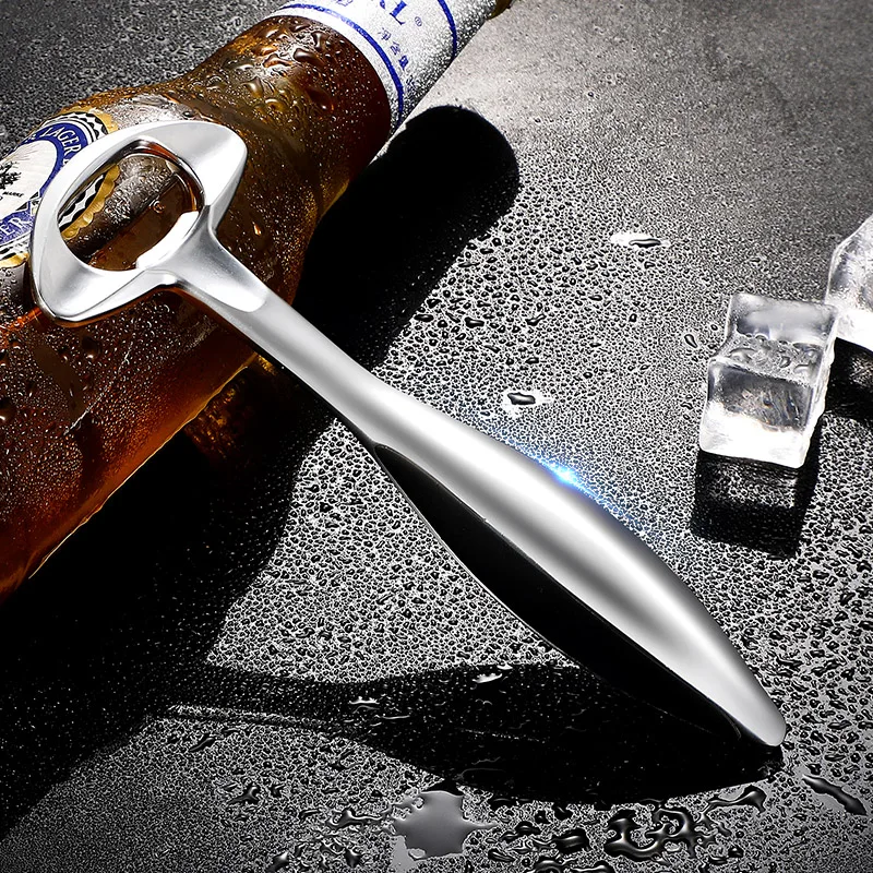 

Metal Nordic Opener Modern Beer Simple Portable Stainless Steel Bottle Opener Useful Gadgets Tire Bouchon Kitchen Tools DG50O