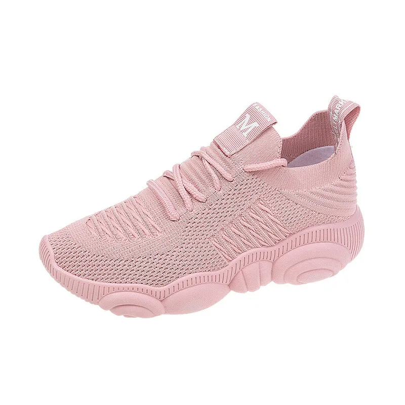 

Fashion Sneaker Women Platform Sneakers Shoes Woman Casual Shoes Women's Flying Breathable Mesh Sneakers Yellow Basket Shoes4