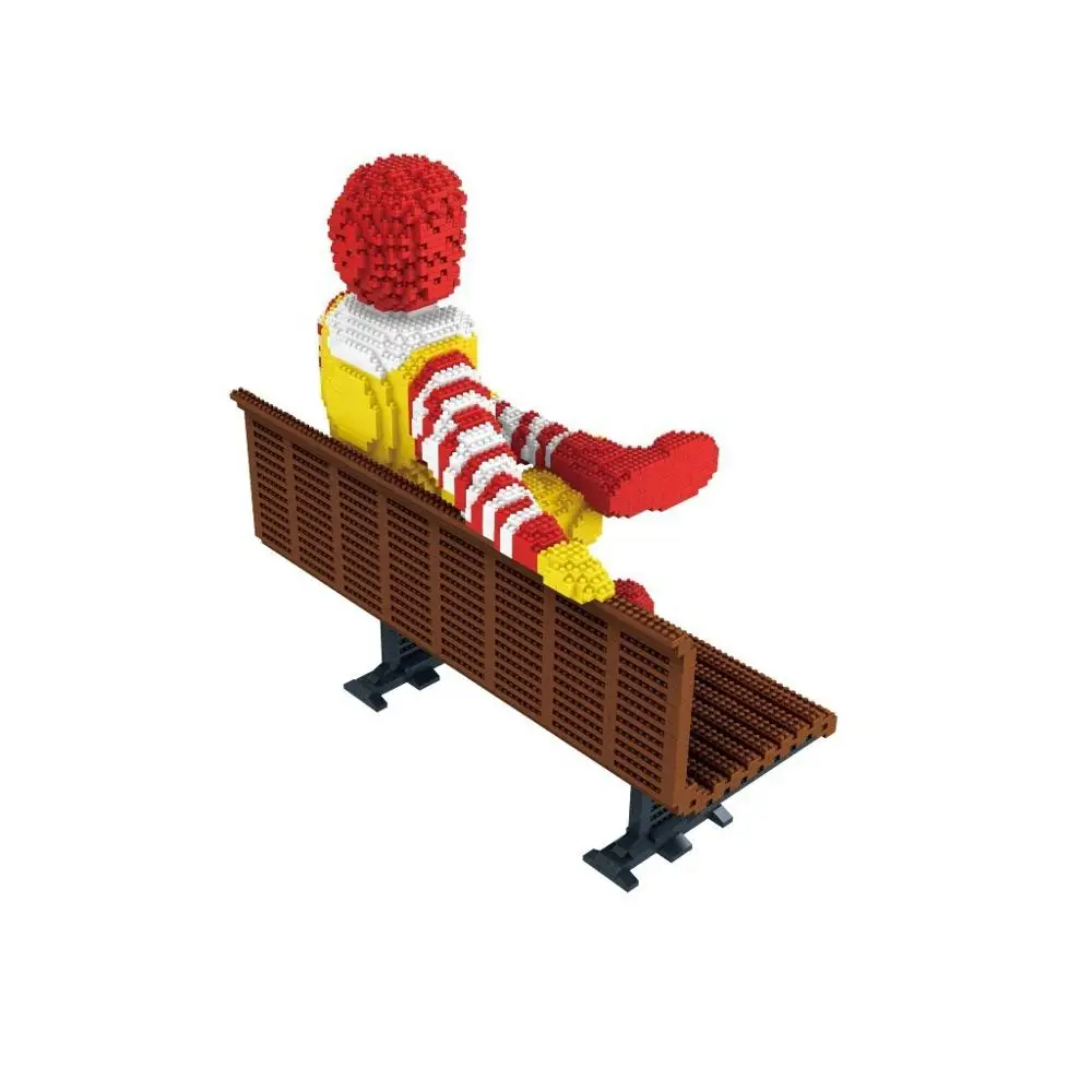 Мини-конструктор PZX 3980 шт. Мультяшные фигурки микро-кирпичи модель клоуна игрушки