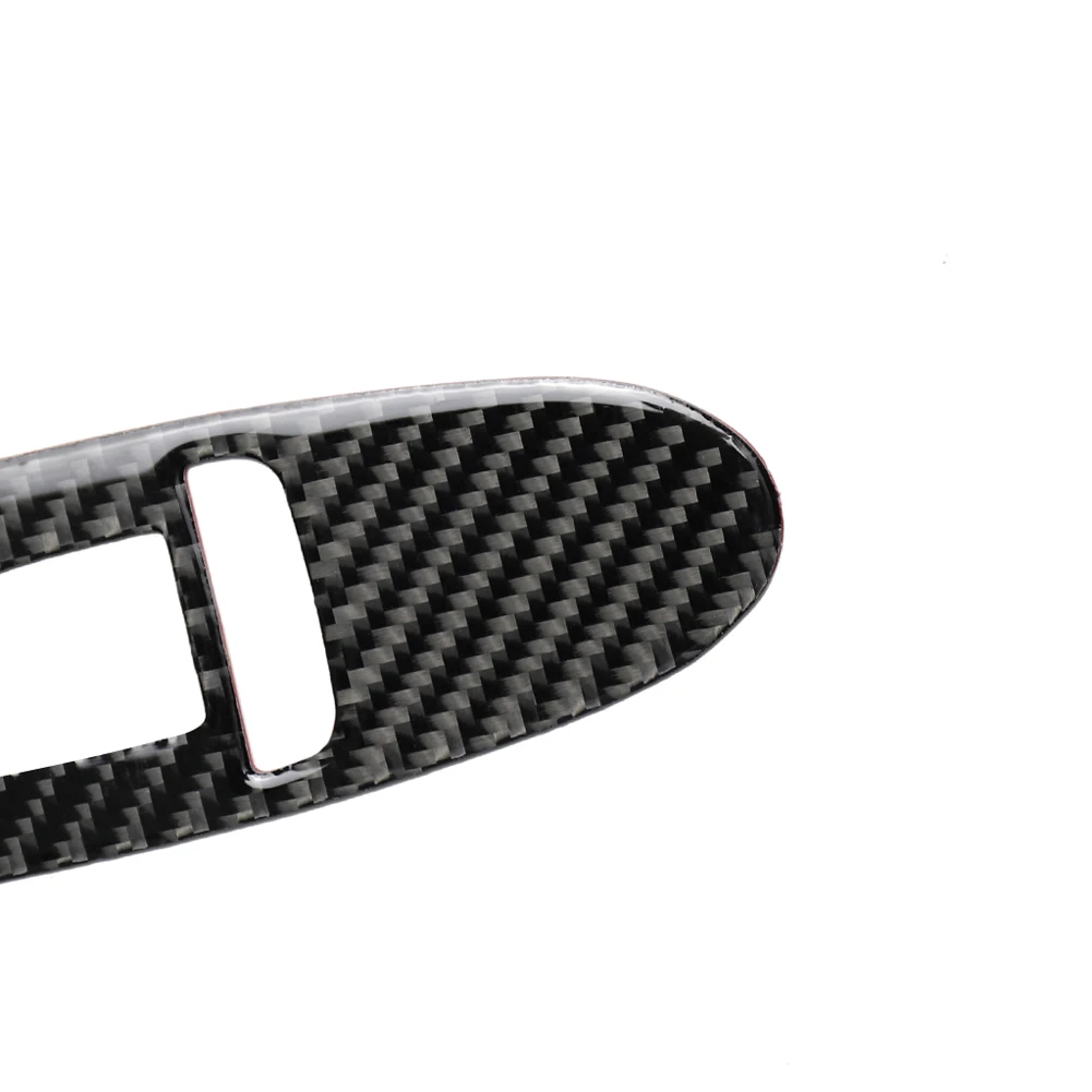 

4PCS/SET Car Carbon Fiber Interior Door Window Lift Button Cover Trim Stickers Fit For Infiniti Q50 2014-2019