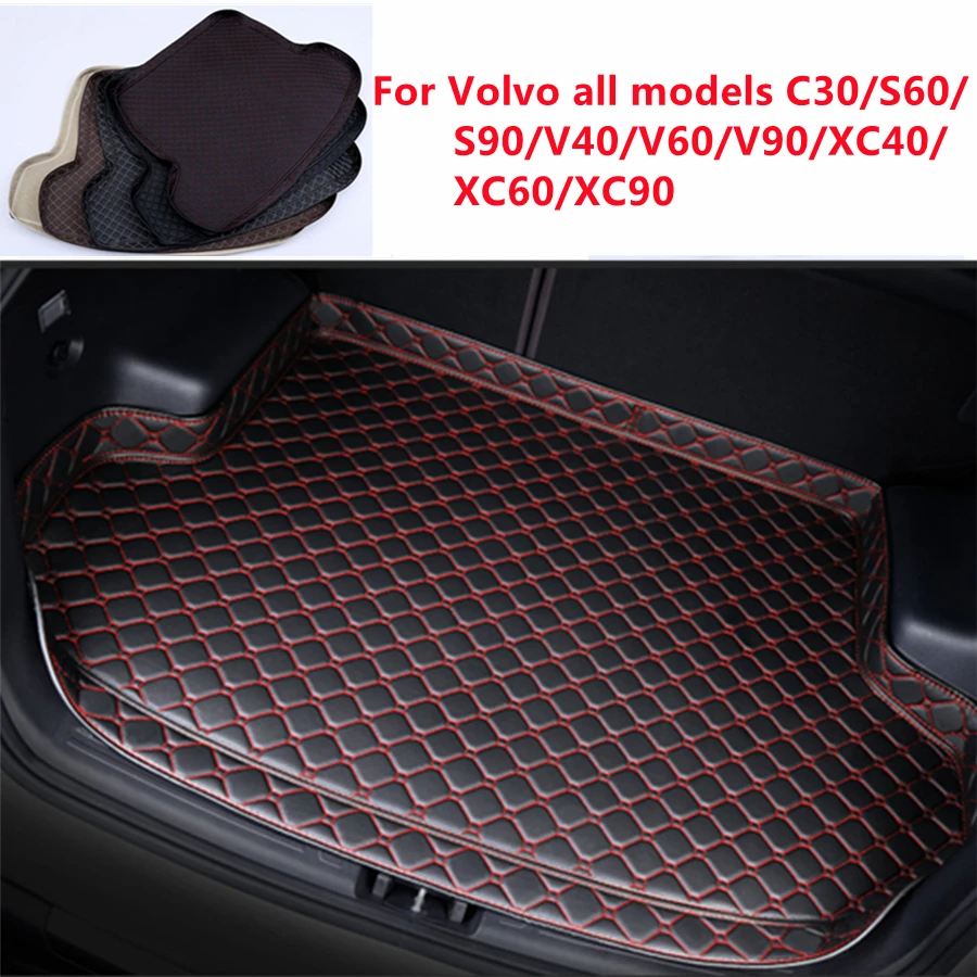 

Высококачественные специальные коврики для багажника автомобиля для Volvo XC60 XC90 XC40 S60 S90 V40 V60 C30 V90, водонепроницаемые коврики для багажника