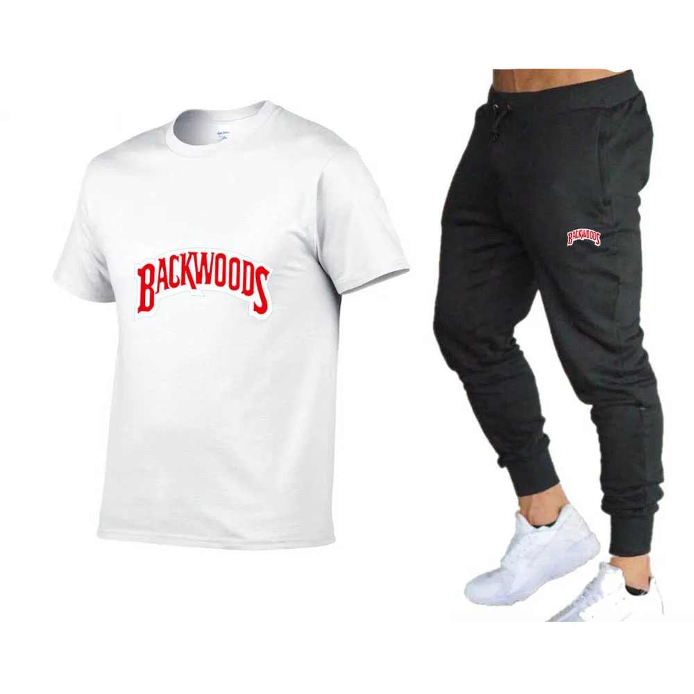 hot selling summer t shirt pants set casual brand fitness jogger pants t shirt hip hop fashion mens tracksuits free global shipping