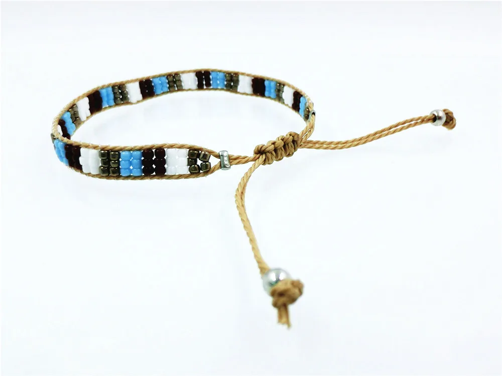 Бренд AMIU плетеный браслет в богемном стиле модные браслеты ручной работы дружбы