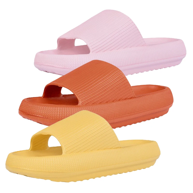 Шлепанцы SHUJIN женские/мужские для ванной комнаты Нескользящие Эва летние