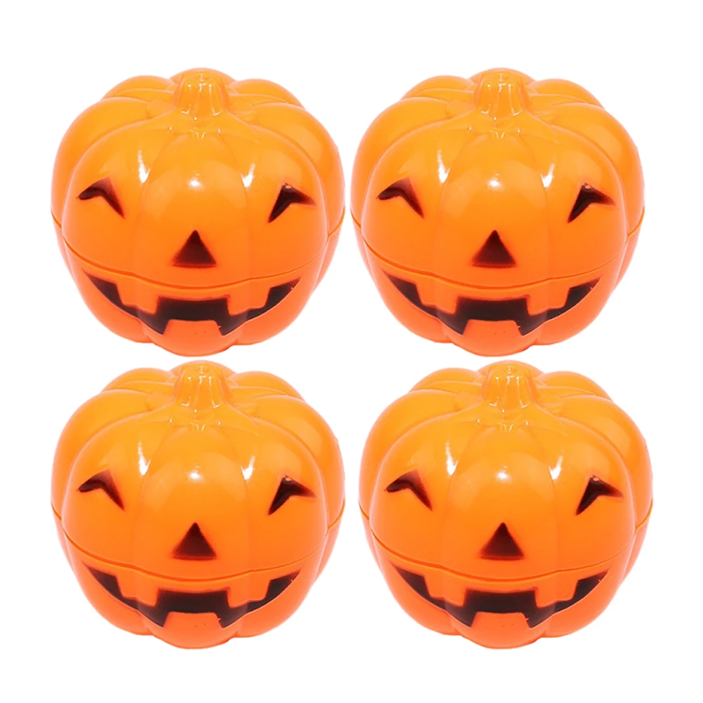 4 шт. товары для Хэллоуина коробка конфет в форме тыквы жестяная хранения печенья