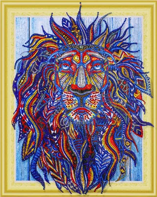 

5D lion Diamond Painting Animal Diy Diamond Embroidery Special Shape Rhinestone Picture Diamond Mosaic Kit 40x50