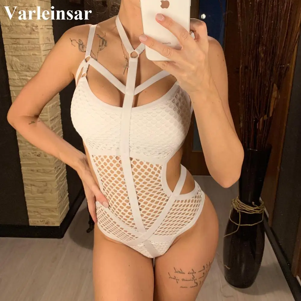 Прозрачная вязаная сетчатая одежда для плавания XS 5XL большой женский цельный
