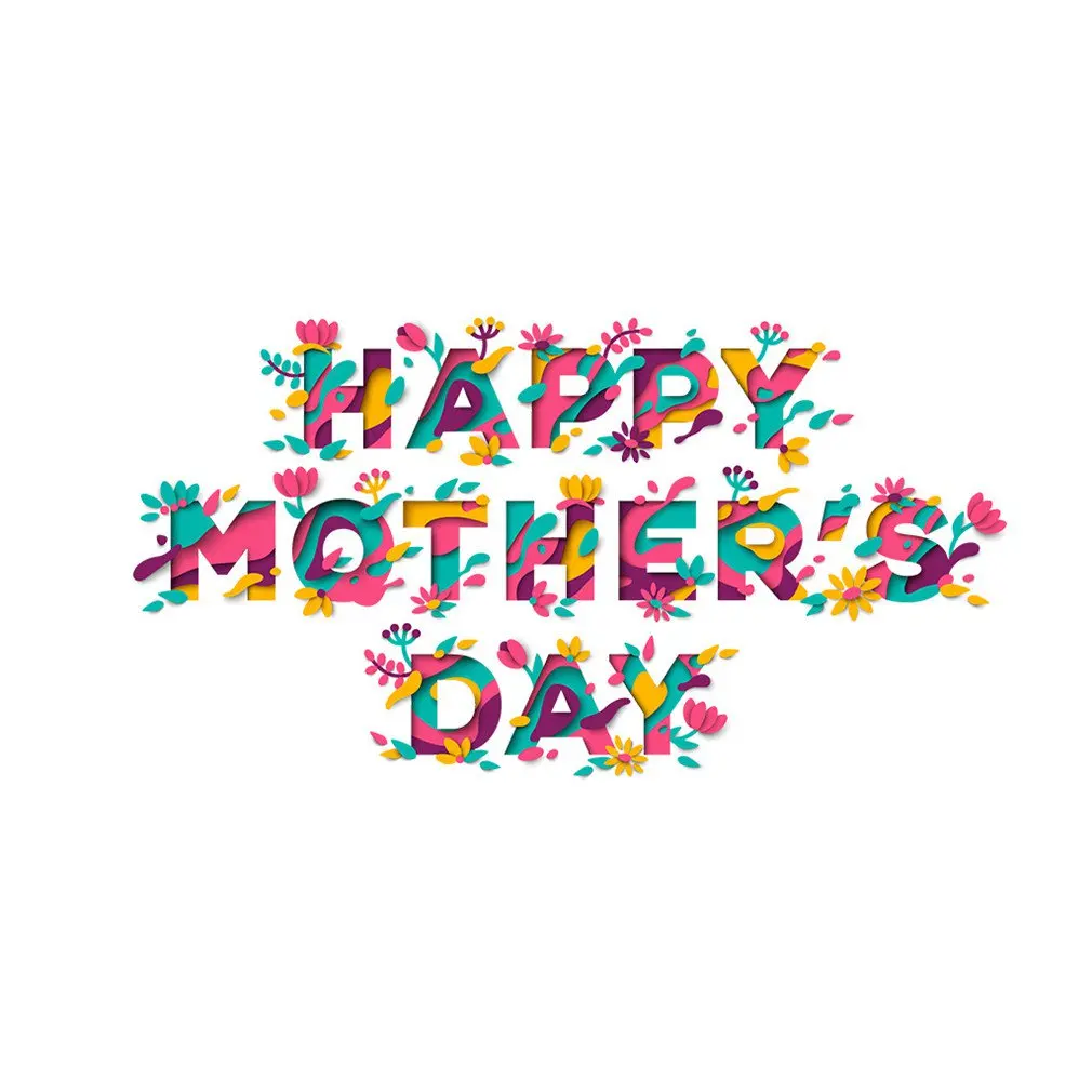 

Mother's Day Supplies Sticker PVC Material Waterproof Flat Wall Sticker Holiday Wall Stickers For Bedroom Decoration