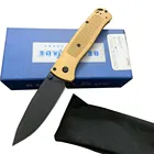 Новый складной карманный нож BM 535 для выживания на природе лезвие S30V Охота Тактический Кемпинг алюминий ручные инструменты D2 Сталь