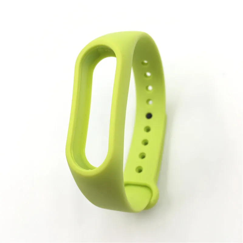 Cyan 1 шт. для Xiaomi mi band 2 наручный ремень силиконовый цветной браслет для mi Band умный Браслет для Xiao mi Band 2 аксессуары - Цвет: Cyan
