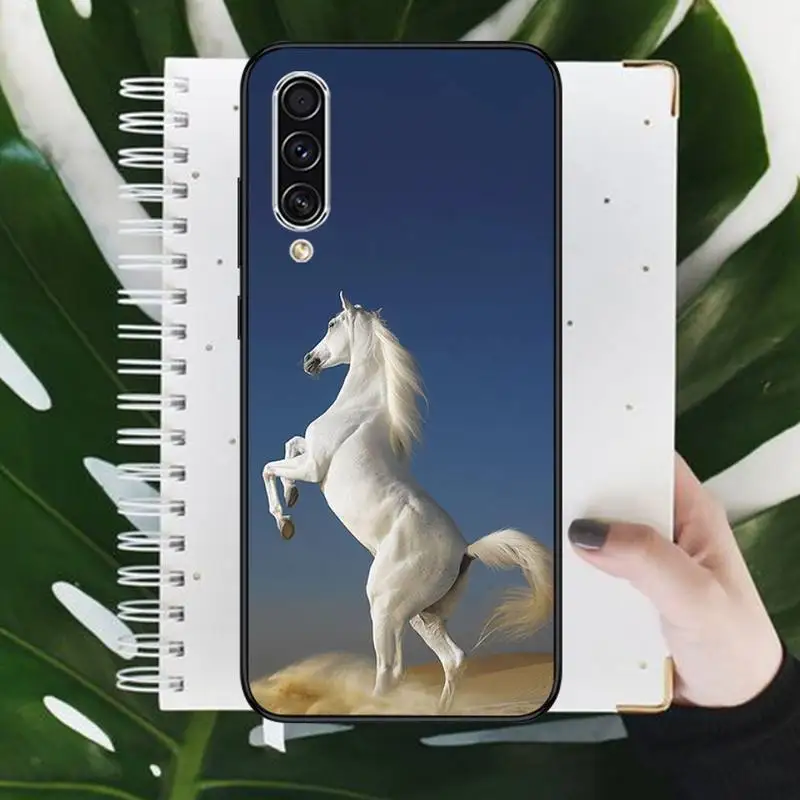 

Running Horse Animal Phone Case For Samsung A20 A30 30s A40 A7 2018 J2 J7 prime J4 Plus S5 Note 9 10 Plus