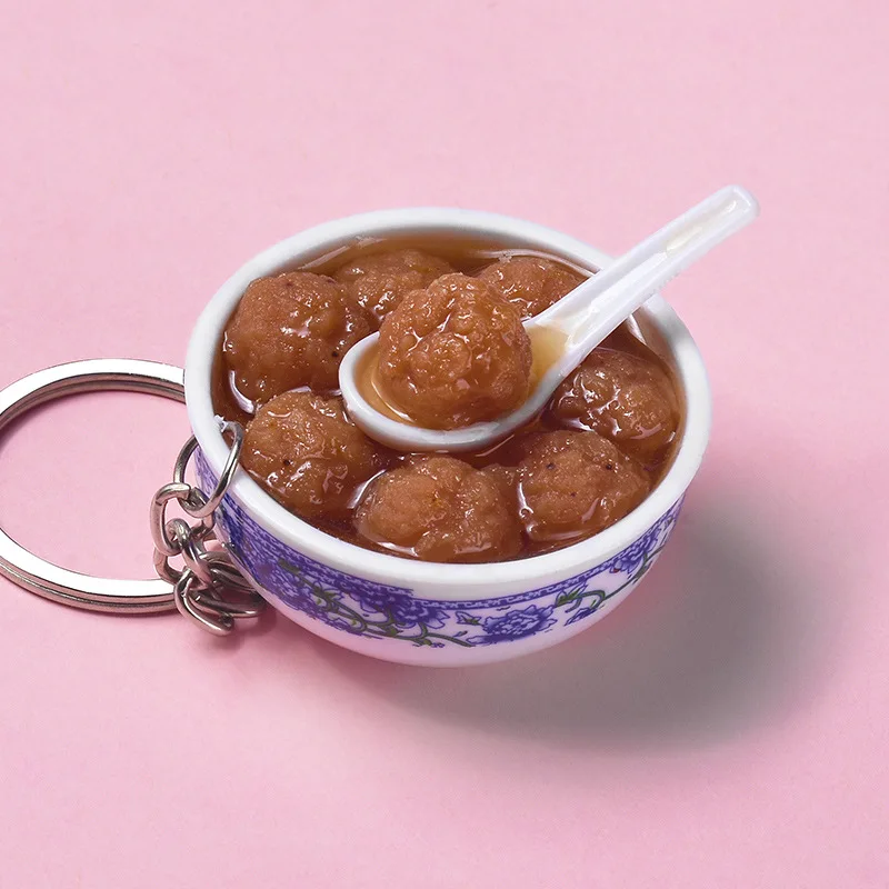 Миниатюрная имитация еды оригинальная забавная мини лапша суп Цыпленок