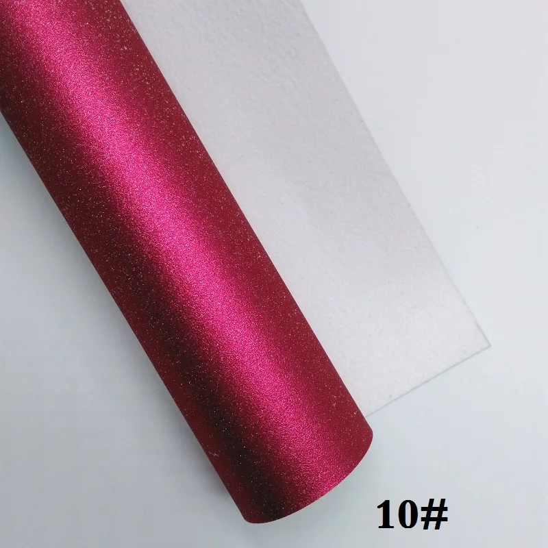 Glitterwishcome 21X29 см A4 размер винил для матовой блестящей кожи Fabirc искусственная кожа листы для бантов, GM312A - Цвет: 10