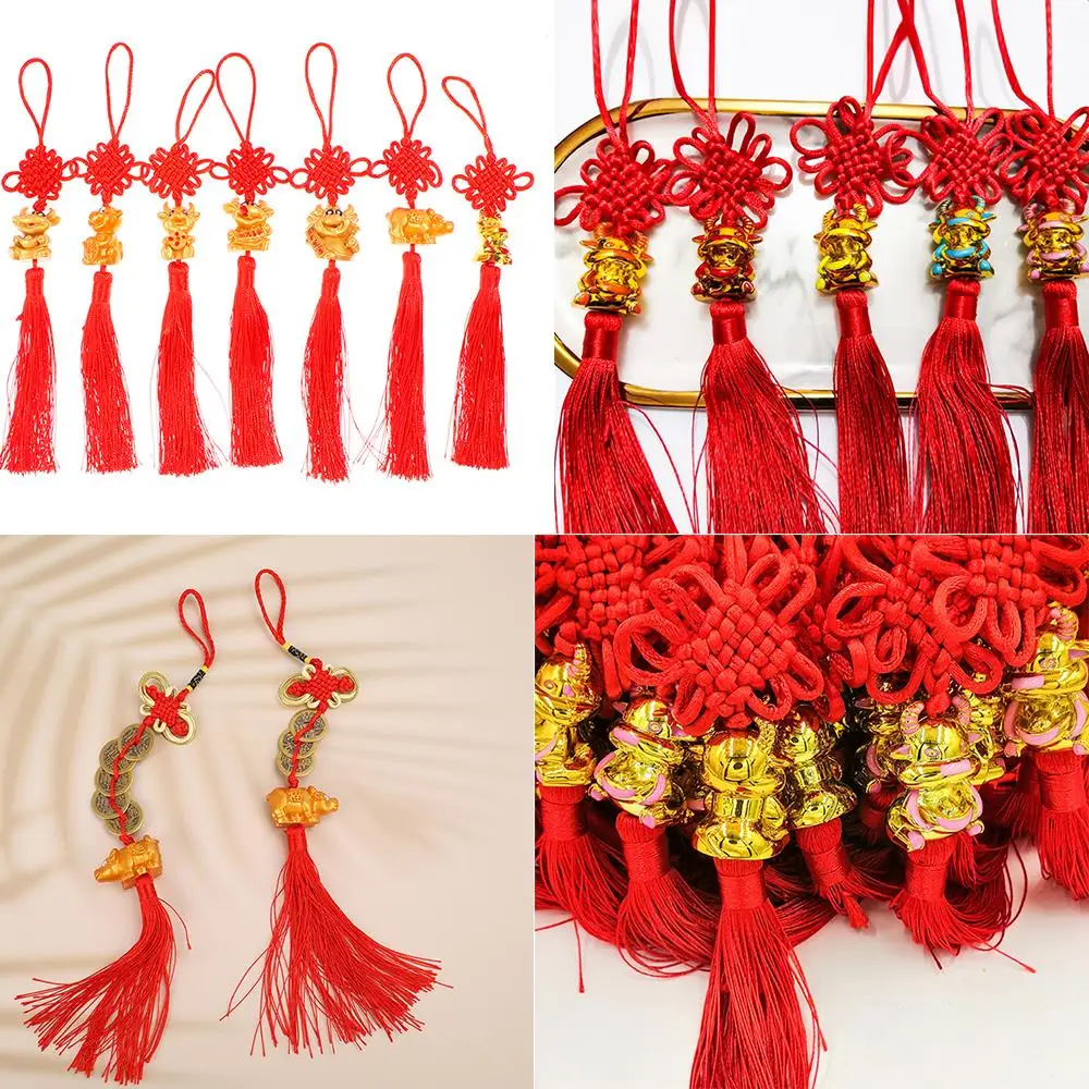 1 шт. на удачу 2021 год быка китайский памятный сувенир подарок сумка для автомобиля