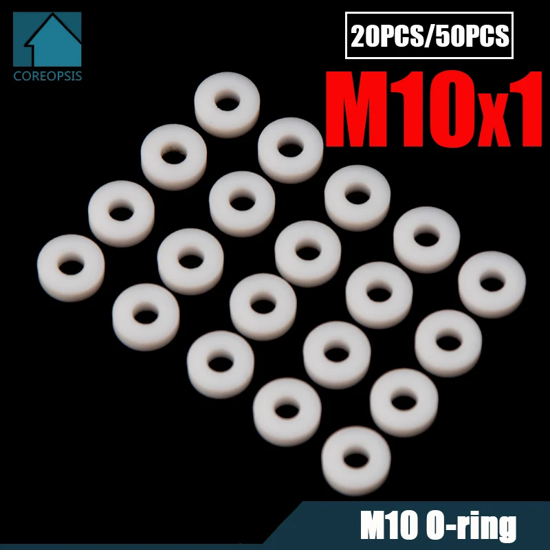 M8 M10 Air Seal Washer PTFE Sealing O-Ring Gasket for PCP Pneumatics High Pressure Mini Gauge Coupler Socket