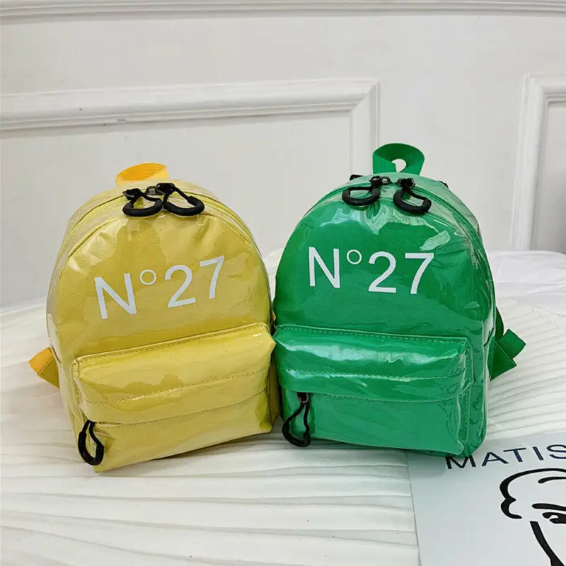 

Transparent School Bag For Girls Clear PVC Shoulder Backpack Women Kids Travel