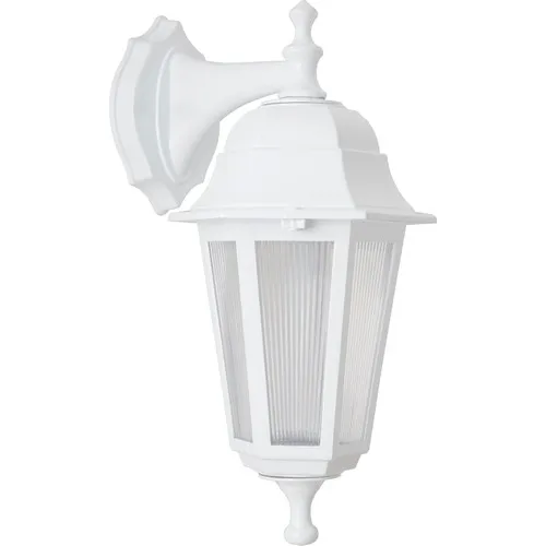 

Wall and Garden Lamp Optical Hexagonal Reverse Sconce White Indoor Lighting