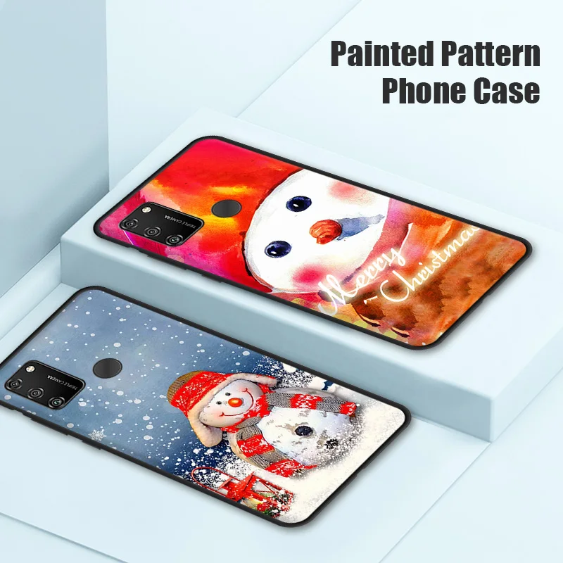 Рождественский чехол с Санта Клаусом для Huawei Honor 10i 10 Lite 20 Pro 30 20i 30i 20S 30S рисунком