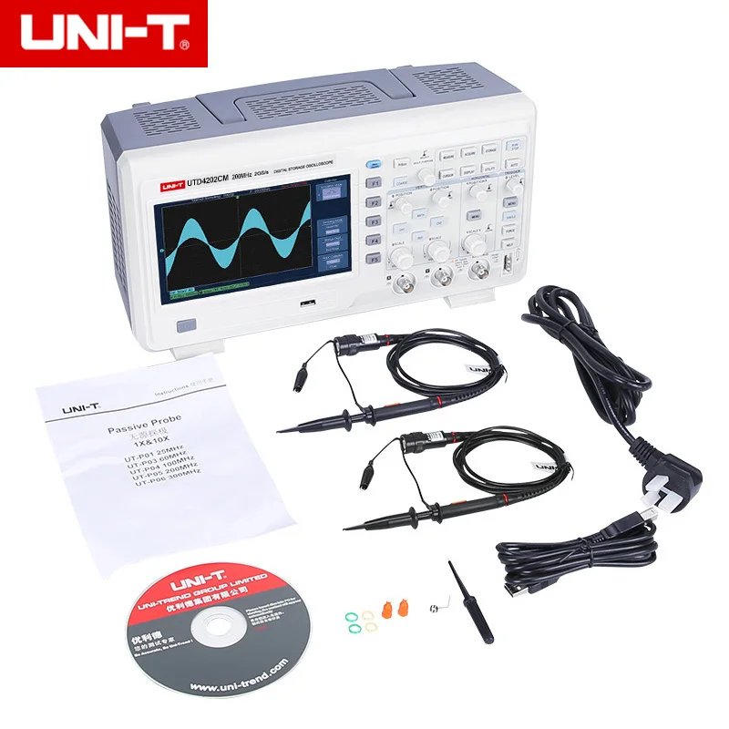

UNI-T UTD4202CM Digital Storage Oscilloscope 2CH 200M 2GS/s