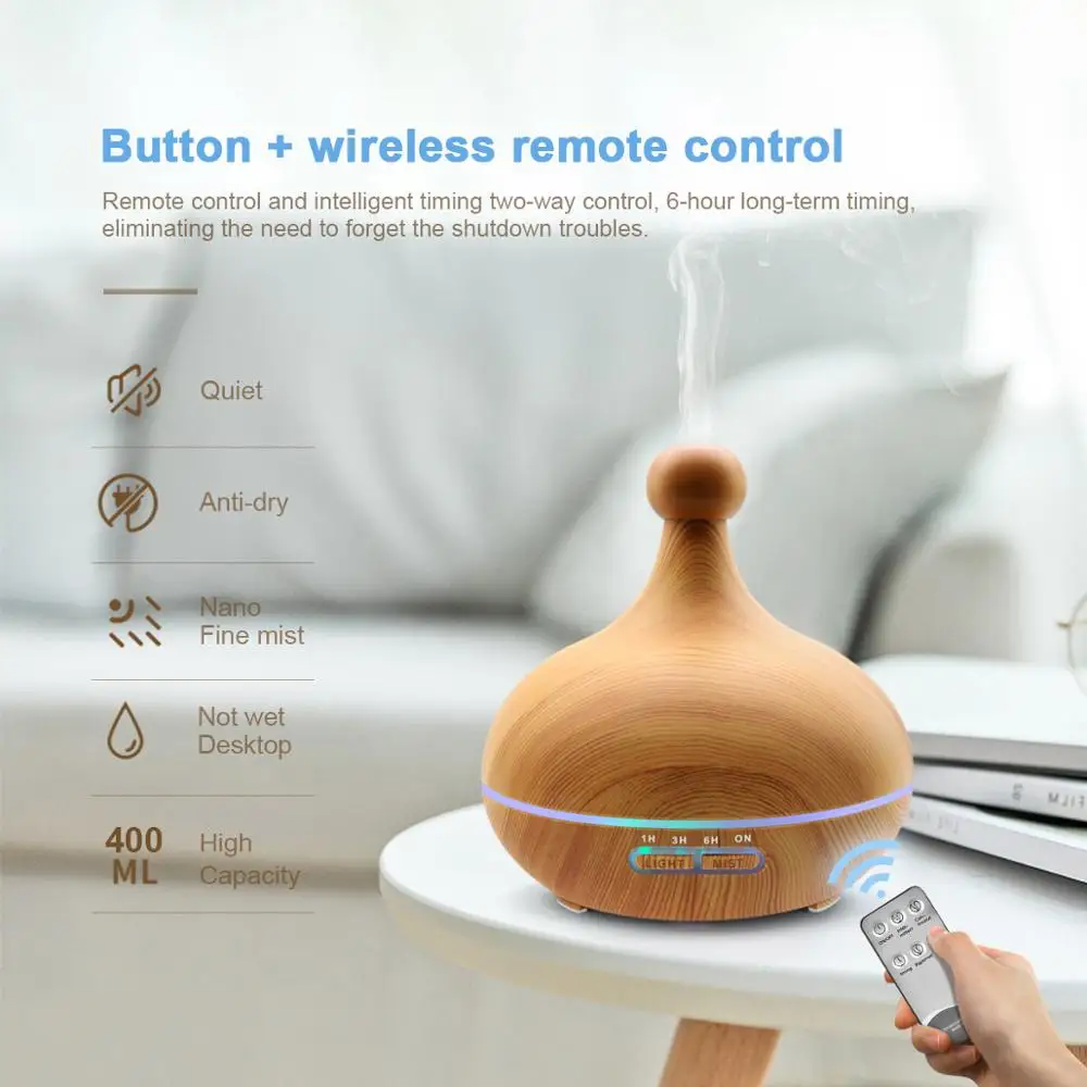 Ультразвуковой увлажнитель воздуха с аромадиффузором 400 мл|Увлажнители воздуха|