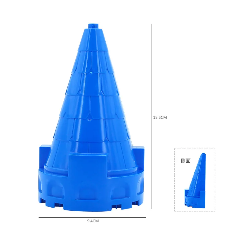 Конструктор с большими частицами сборные кубики замок декорации Настенная крыша