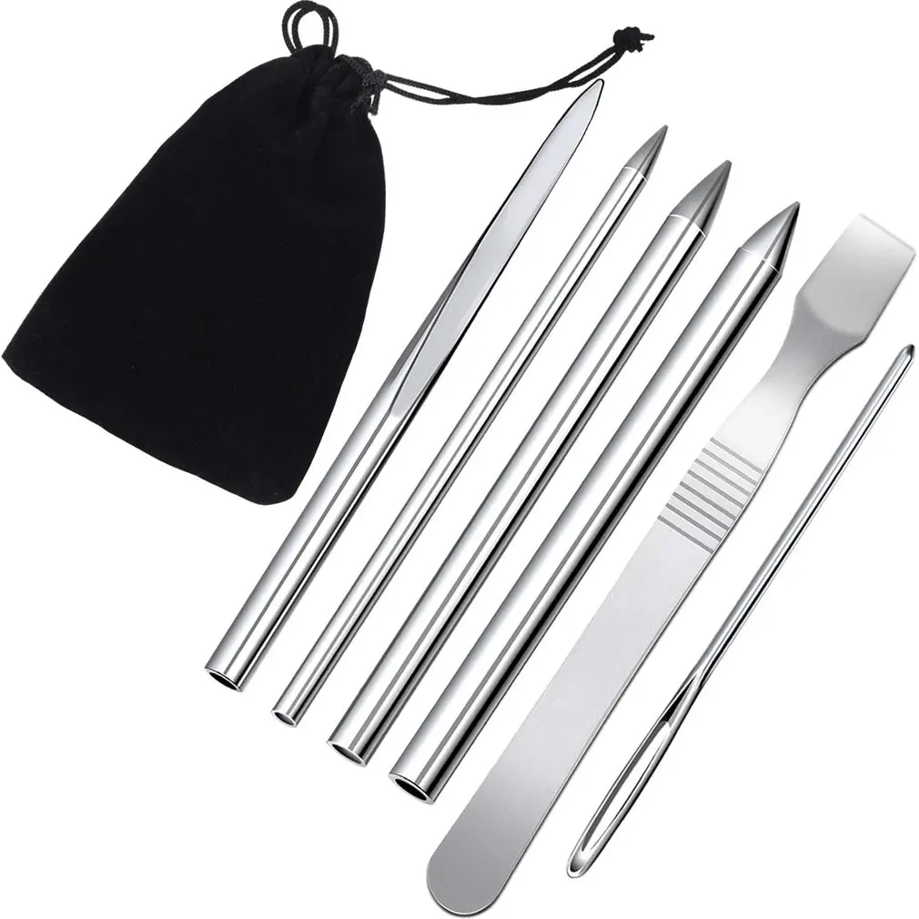 

6pcs Umbrella Rope Needle Stainless Steel Needle Bracelet Knitting Needle DIY Jewelry Accessories Umbrella Rope Bracelet Leveler