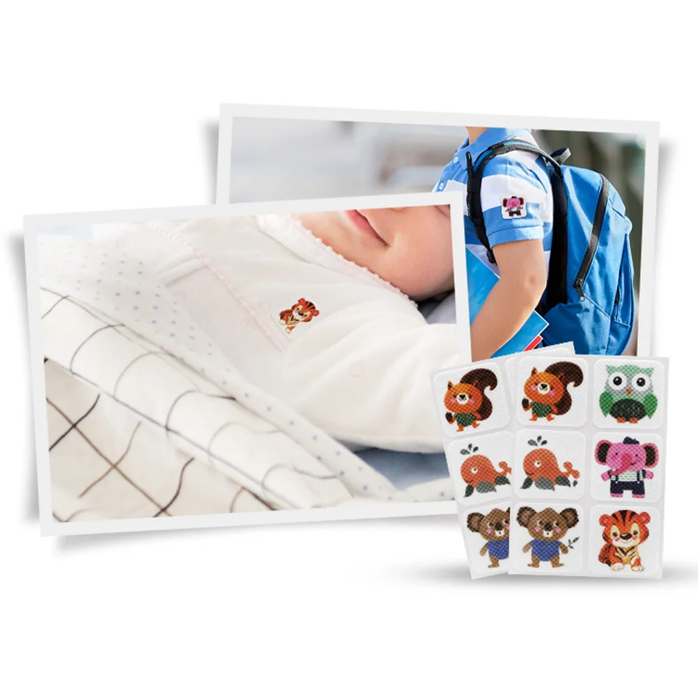 120 шт. Москитная милые наклейки из мультфильмов нетоксичный анти москитные