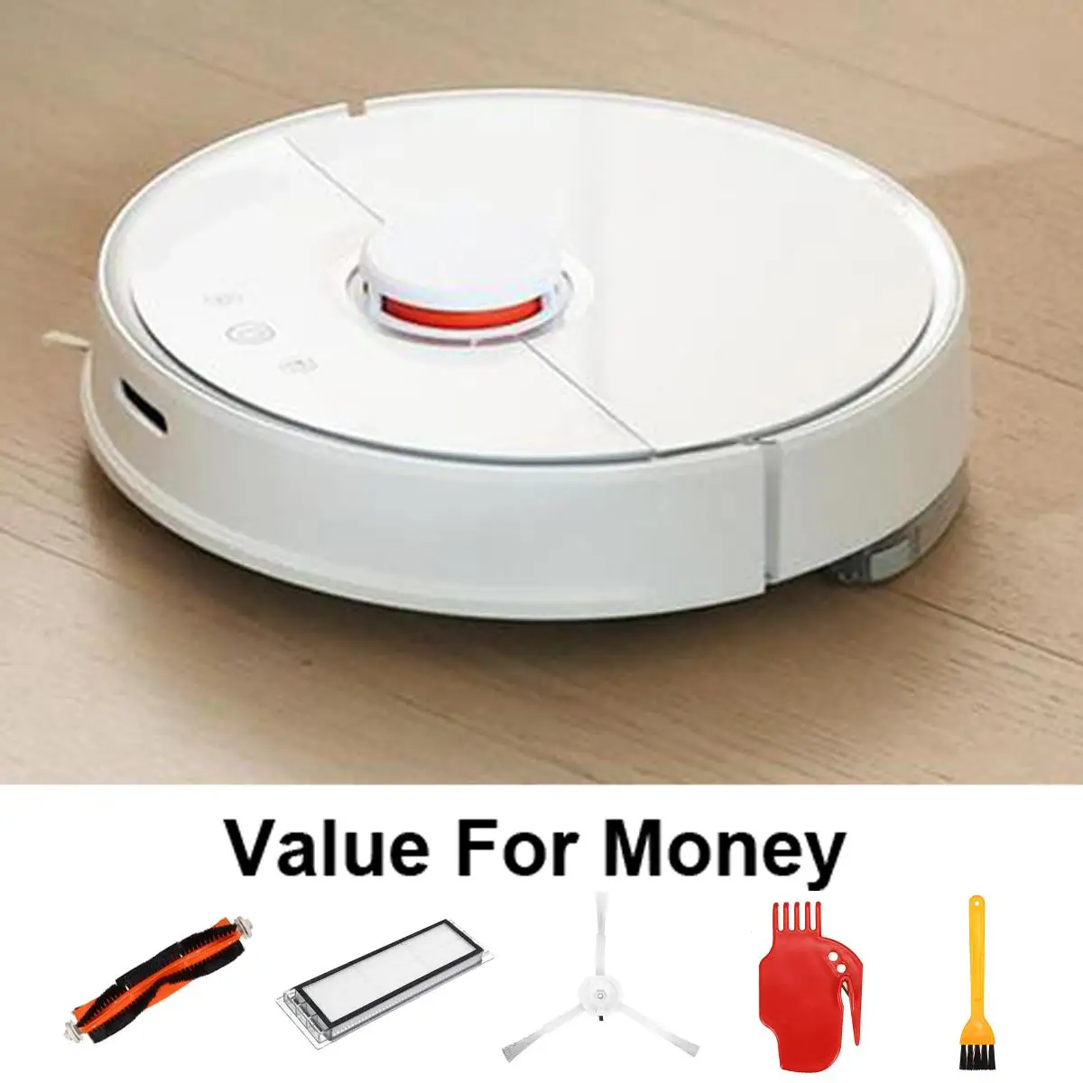 Фильтр HEPA + Боковая щетка основная для пылесоса Xiaomi MI Robot Vacuum 2 Roborocks S50 S51 S5