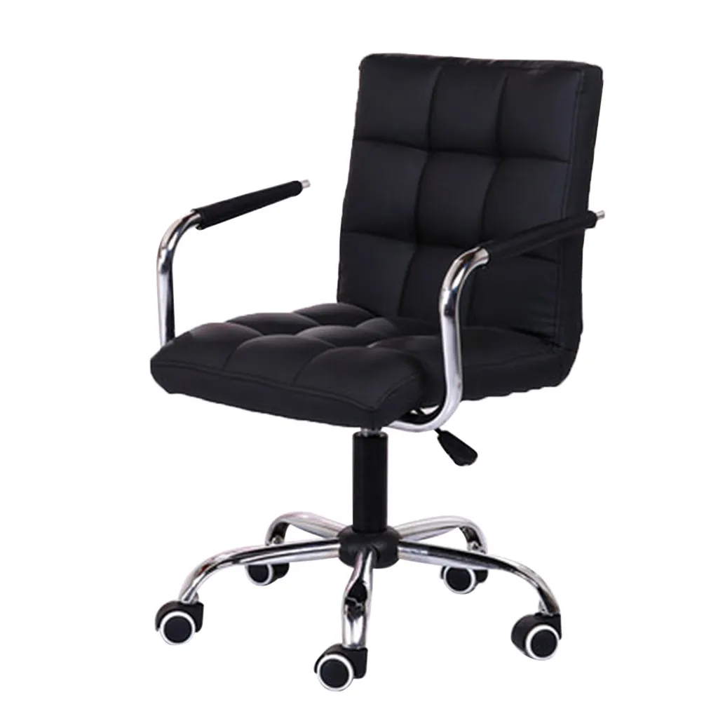 

US STORE New Office Chairs Fashion Casual Lift Chair Office Work Chair Beauty Salon Chair Black Bedroom Chair Robust Rotatable