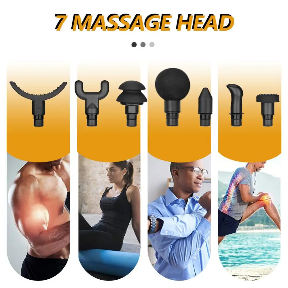 Массажный пистолет ручной массажер для боли в мышцах и жесткости Электрический