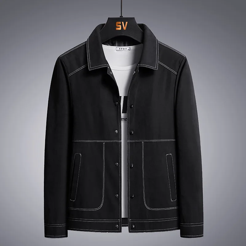 

2021 spring new jacket men's Korean jacket casual top young men's jacket tooling coat