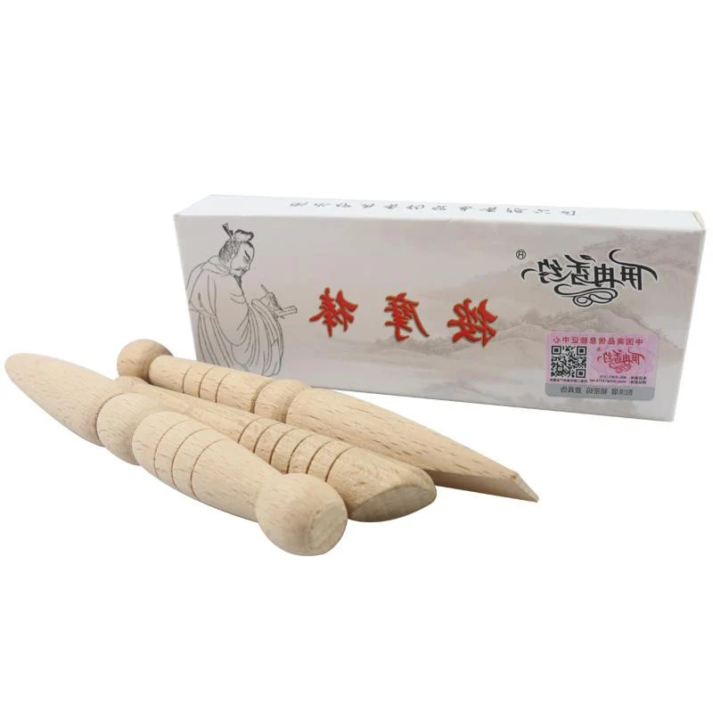 

Free shipping Solid wood foot massager pedicure stick massager acupuncture stick wooden acupuncture stick three-piece set