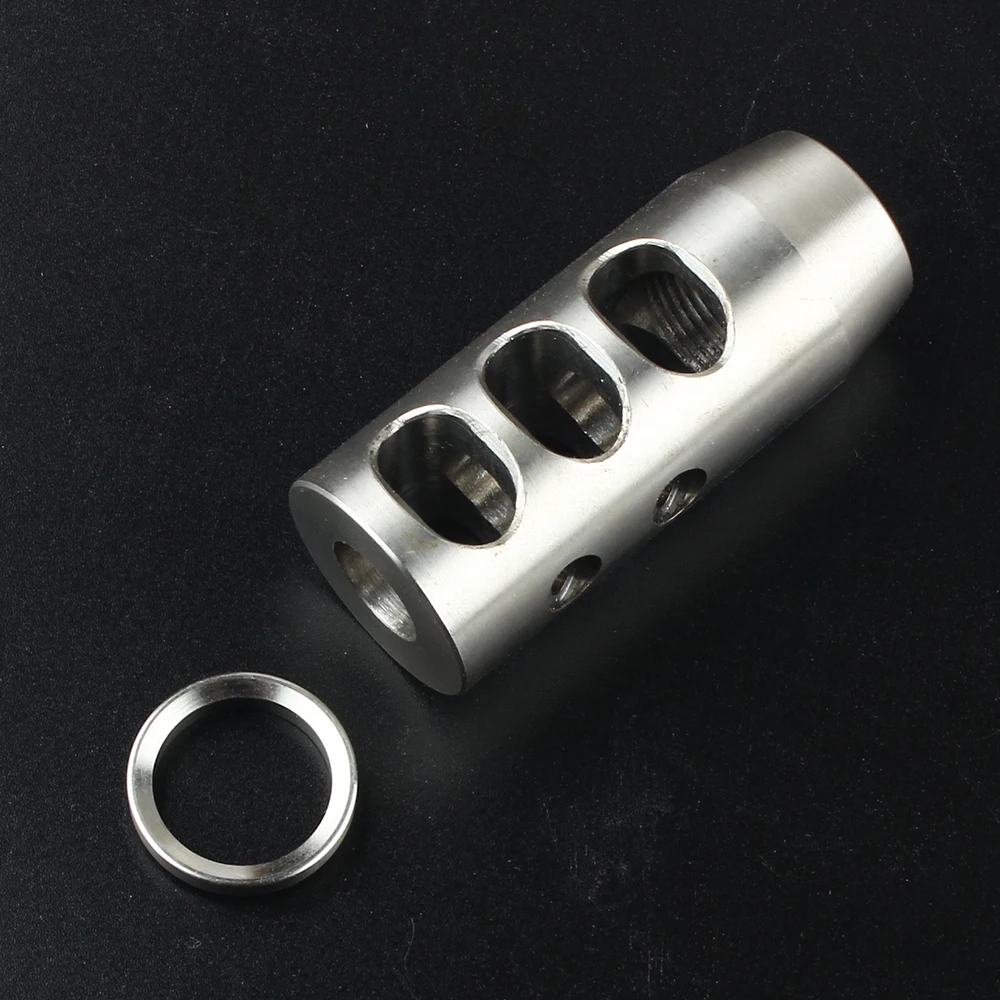 Тактический глушитель M16 M4 .223 5 56 винтовка 1/2 &quotx28 5/8X24 резьба сталь/нержавеющая