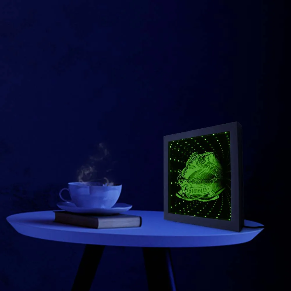 Светодиодный светильник для рыбалки морской окунь неоновый свет светодиодный