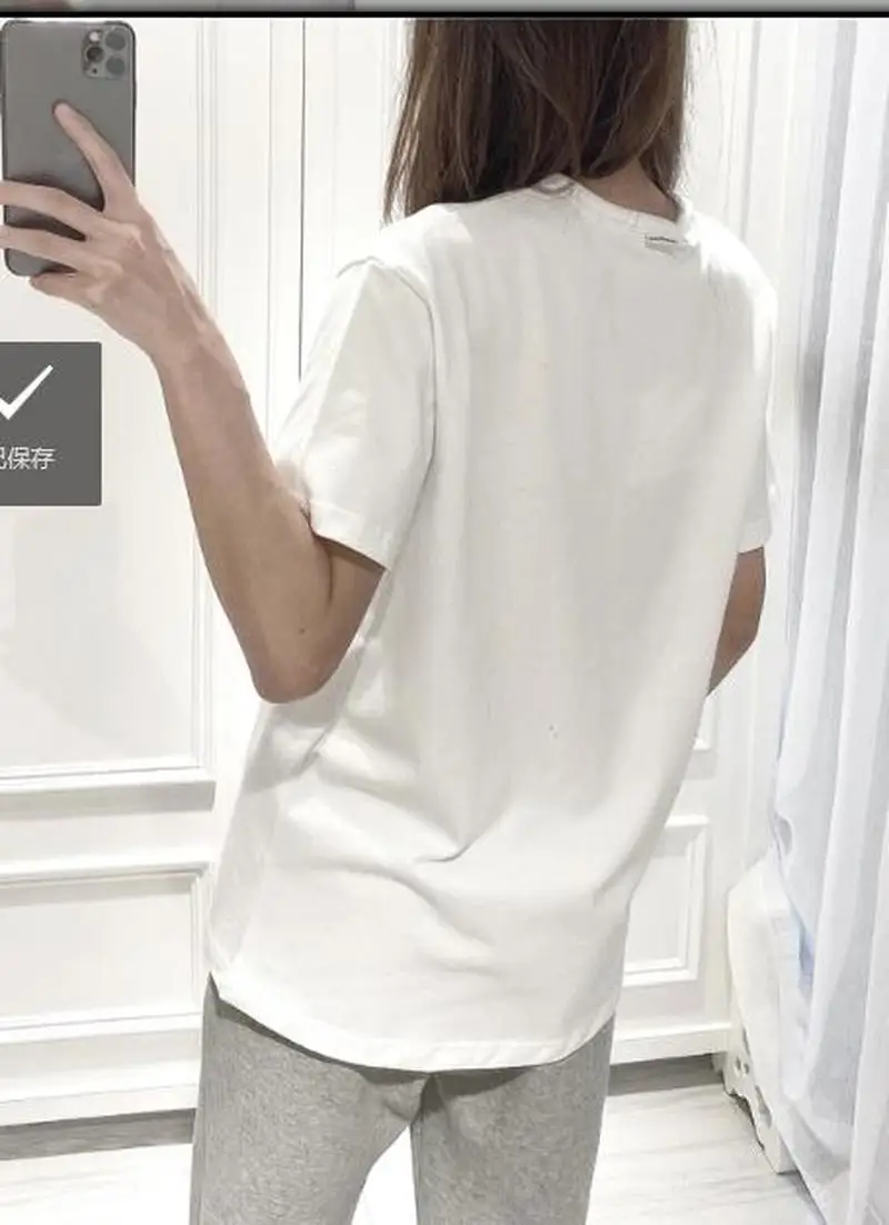 Женская футболка с принтом алфавита на раннюю весну 2020 | одежда