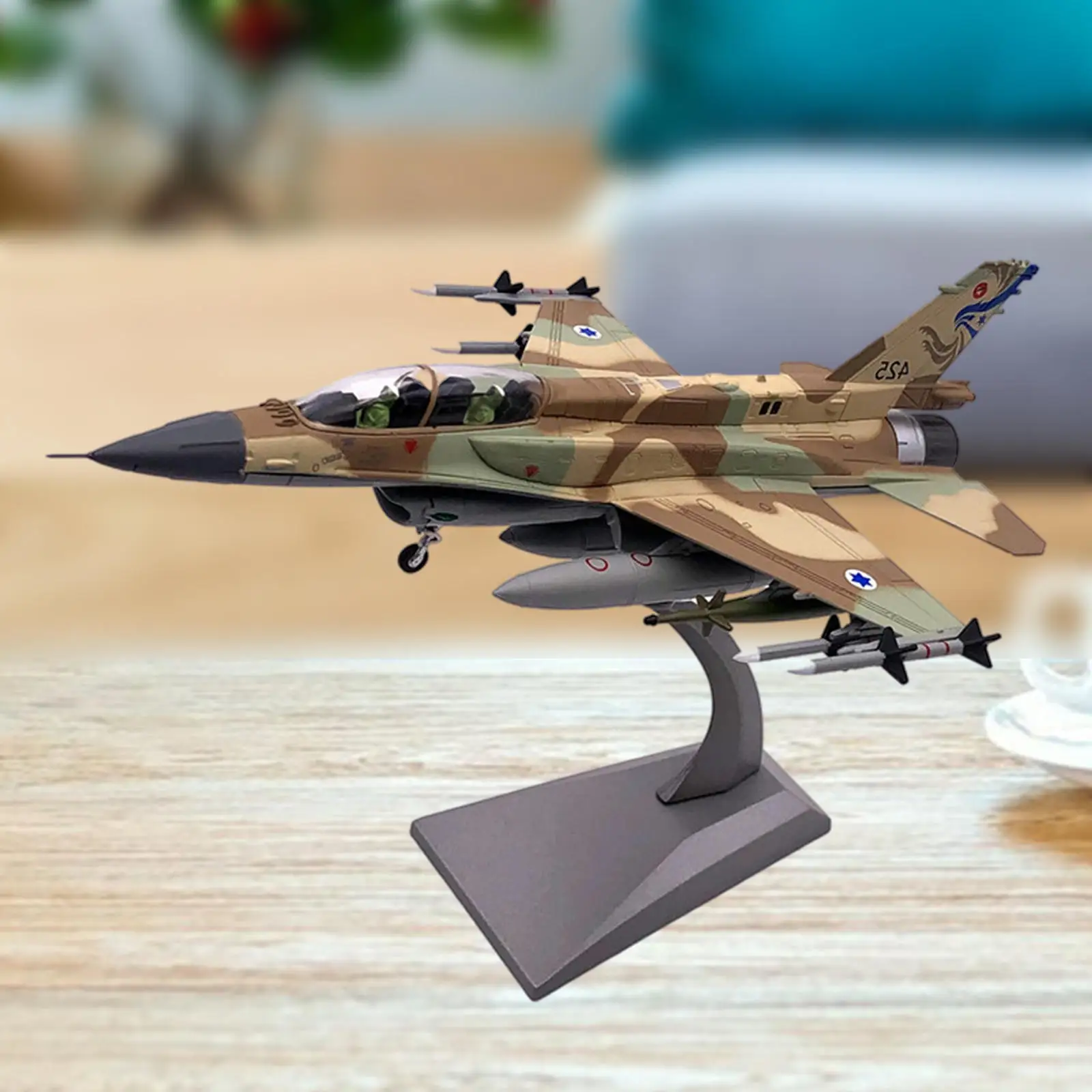 

1:72 Aircraft Model Israeli Air Force Airplane Decoration for Kid