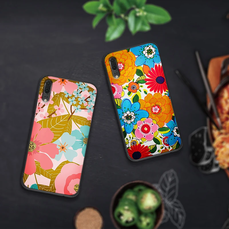 For huawei honor 7C 5.99IN 7X 8X 8C NOTE 10 VIEW 20 7A 9X Pro 8 9 lite phone case Vintage Flower | Мобильные телефоны и