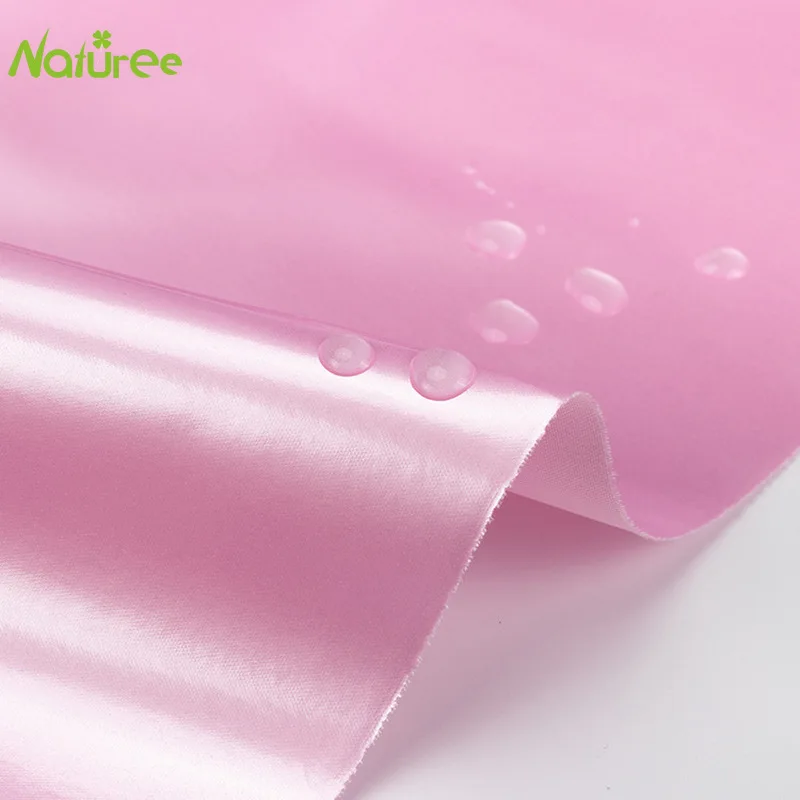 1.45m*1m PU Metallic Waterproof Shiny Fabric 20D Nylon Windbreaker Coated Down Jacket |